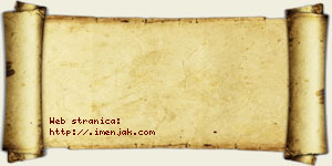 Jefimija Jovičić vizit kartica